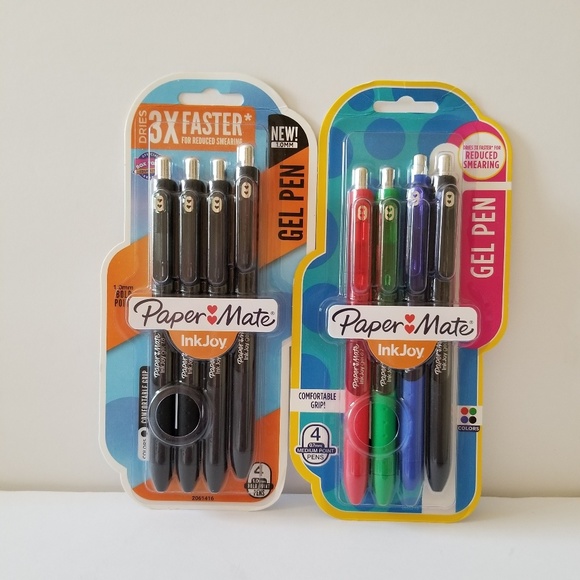 Paper Mate Other - Paper Mate Ink Joy Black&Multiple colors pens